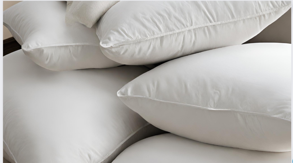 Image of cleaning pillows