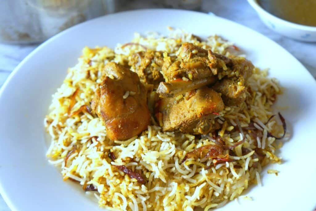 how to make chicken biryani at home