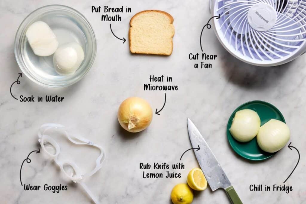 how to cut an onion into slices