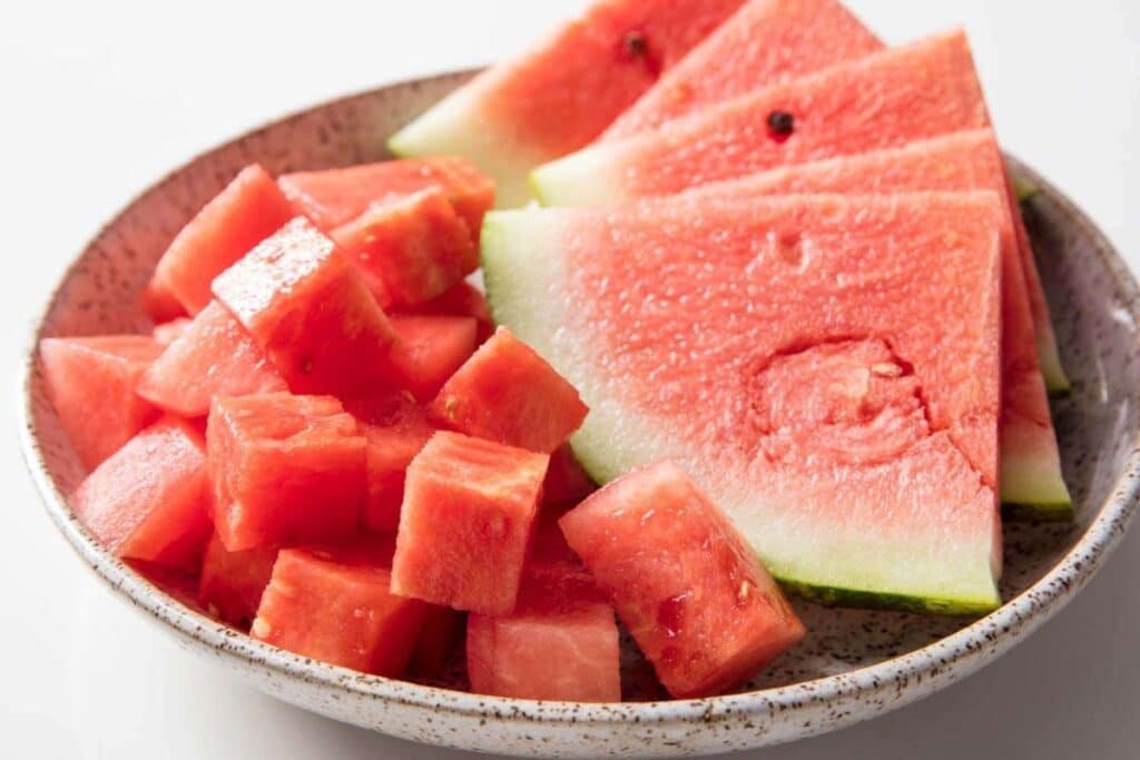 easiest way to cut a watermelon