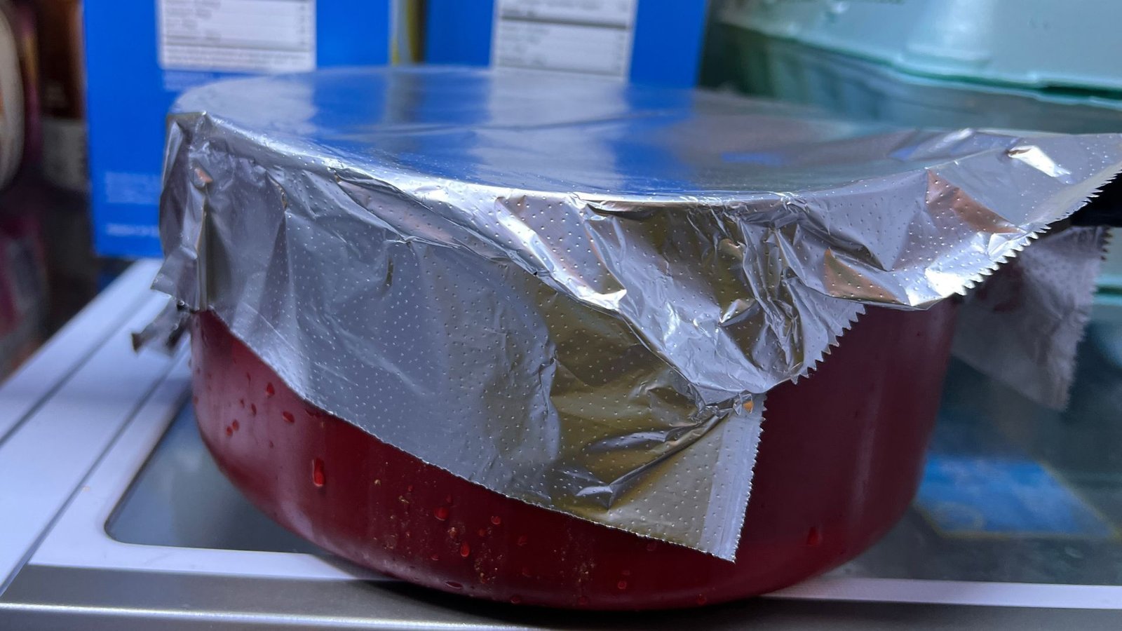 Keep the Chicken Marinate in the refrigerator with wrapping paper in a bowl