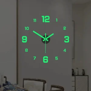 Clock at wall showing time