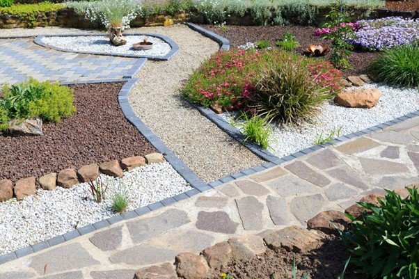 gravel used for protecting home garden from squirrels