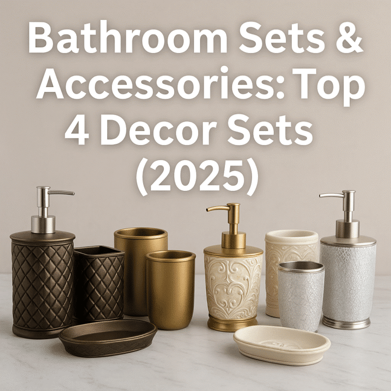 Bathroom Sets & Accessories: Top 4 Decor Sets (2025)