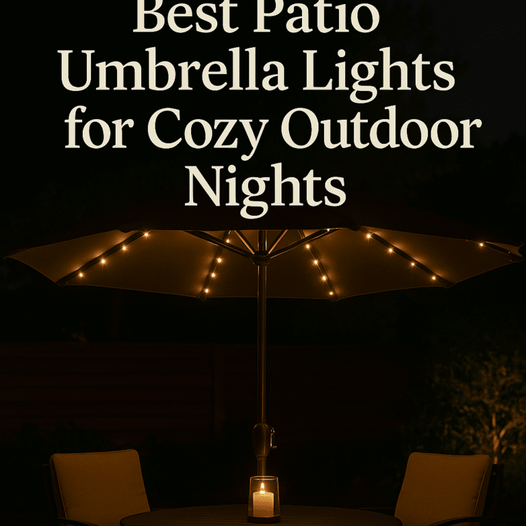 Best Patio Umbrella Lights for Cozy Outdoor Nights
